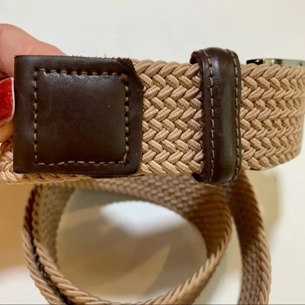Men’s Tan Woven‎ Stretchy Belt 38-40
